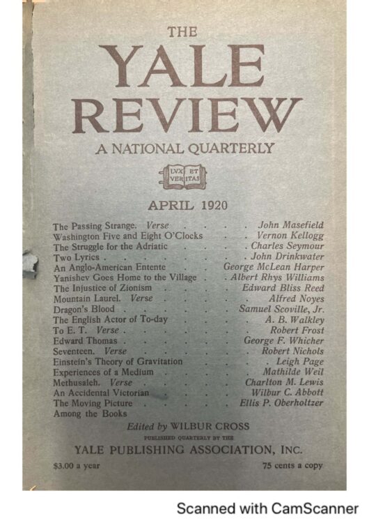 April 1920 cover image