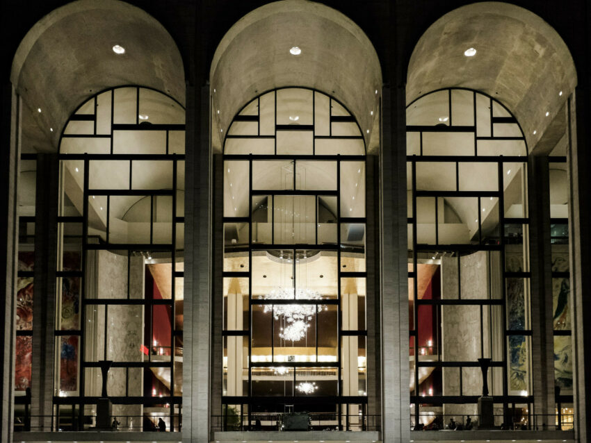 Exterior view of Metropolitan Opera