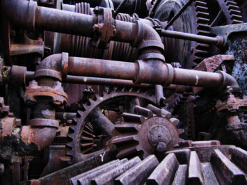 Photo of gears and machinery