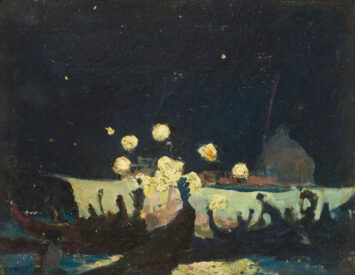 A night scene in Venice. Arthur B. Charles. Courtesy The Smithsonian.