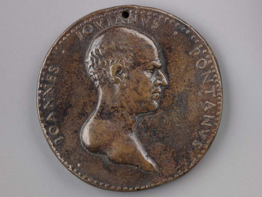 An image of an old coin.