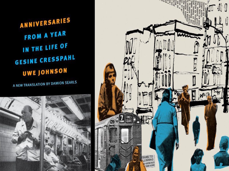 An image of the book cover Anniversaries by Uwe Johnson.