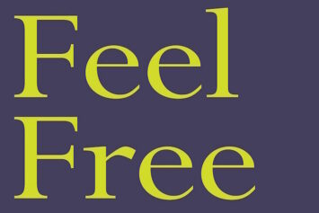 The book cover Feel Free by Nick Laird.