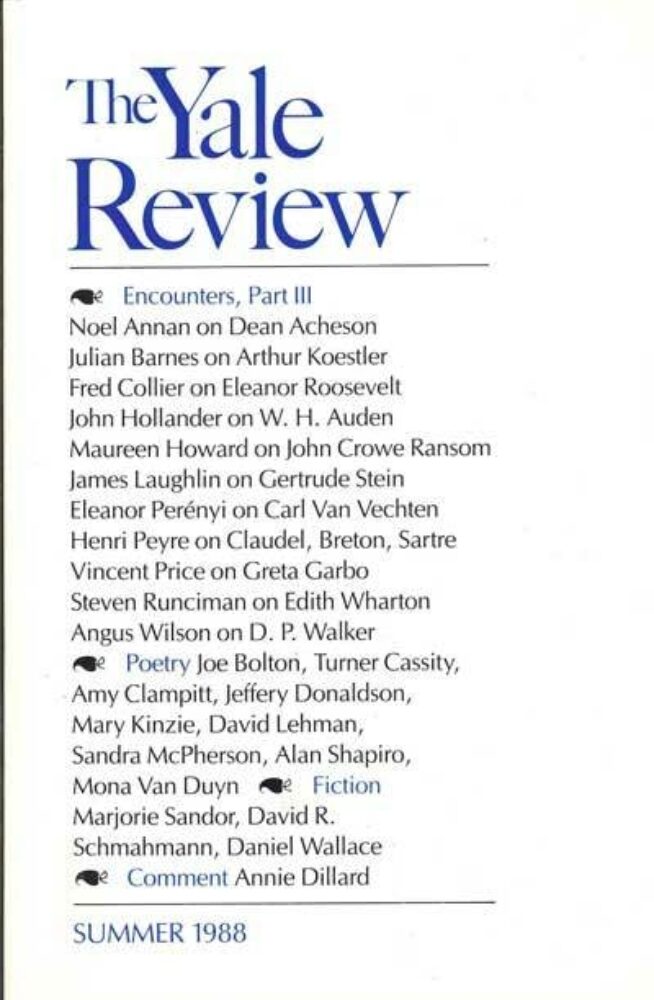 Summer 1988 cover image