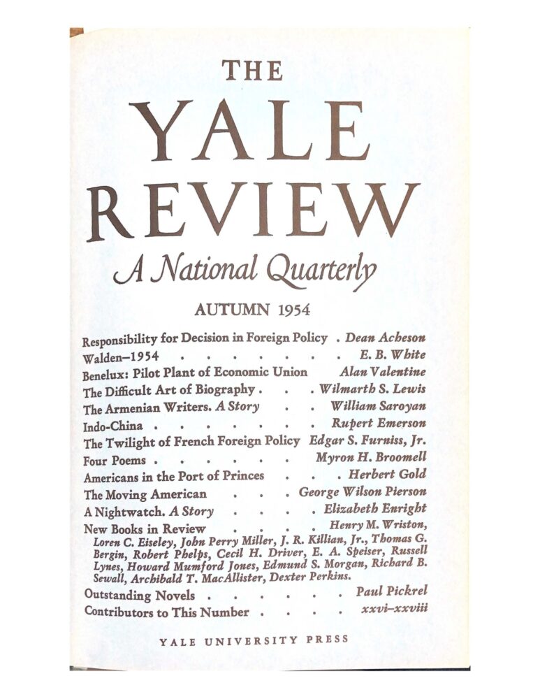 Autumn 1954 cover image
