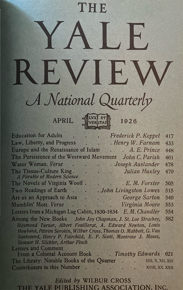April 1926 cover image