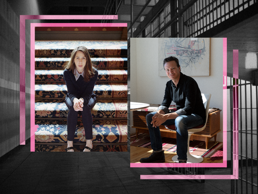 Portraits of Caleb Smith and Rachel Kushner